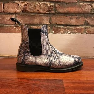 Dr. Martens Snakeskin Flora